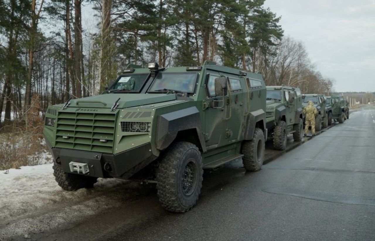 New shipment for Ukrainians. These are vehicles that save their lives