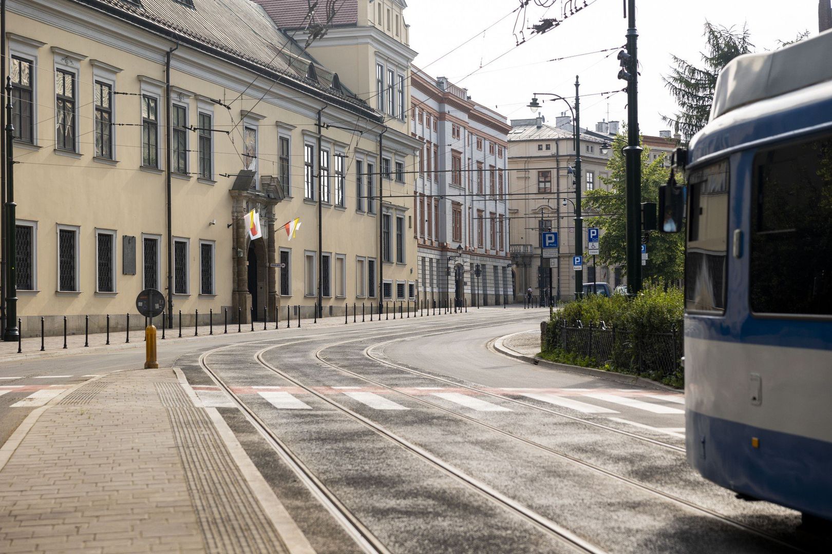 Ulica Franciszkańska w Krakowie po remoncie.