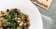 Risotto z grzybami leśnymi. Pachnie tak, że trudno się oprzeć
