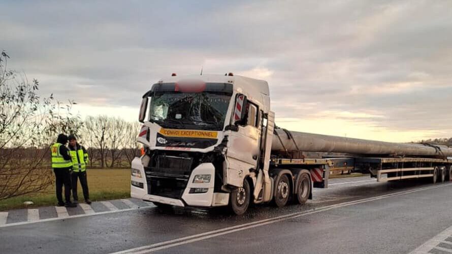 wypadek tir CIĘŻARÓWKA