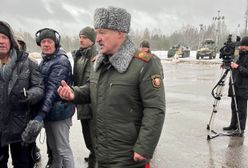 Łukaszenka na inspekcji wojsk na granicy z Litwą: "Nikt nie będzie się z nikim patyczkować"