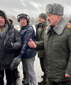 Łukaszenka na inspekcji wojsk na granicy z Litwą: "Nikt nie będzie się z nikim patyczkować"