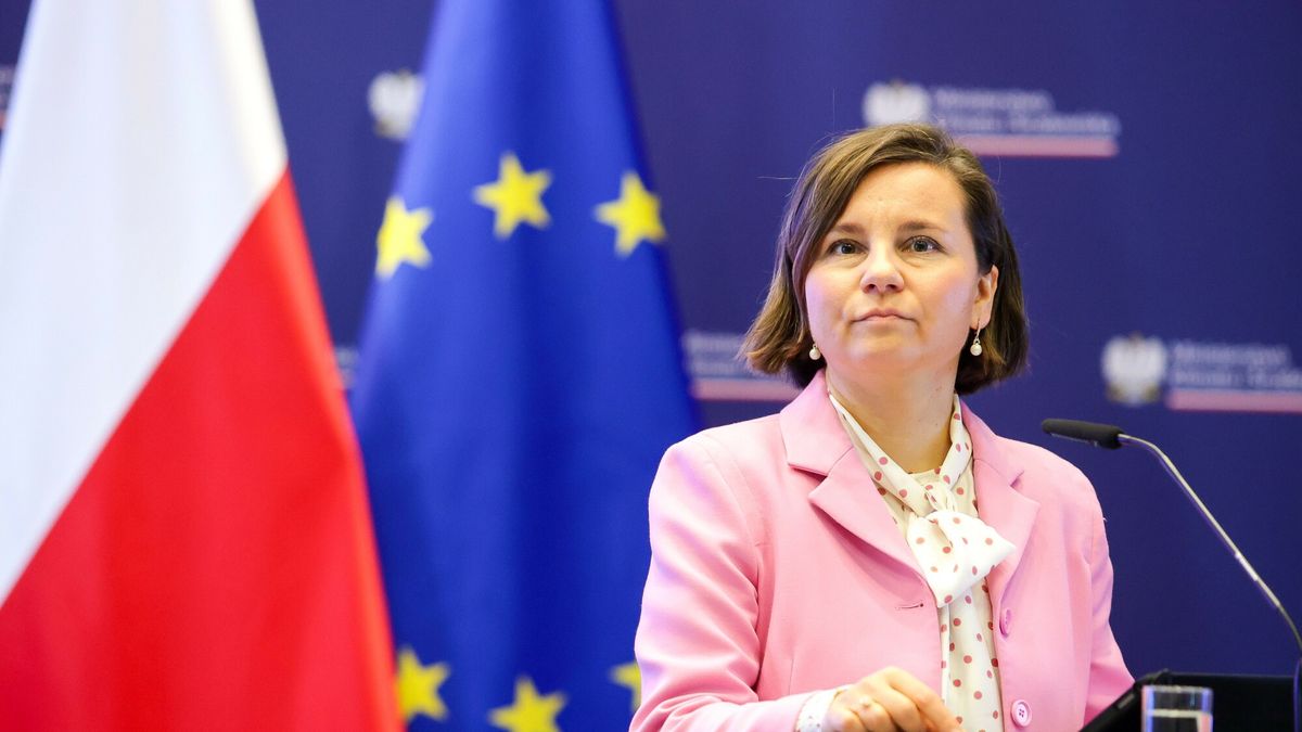 Konferencja w Ministerstwie Klimatu i ?rodowiska dot. finansowania OZE
09.04.2024 Warszawa Konferencja w Ministerstwie Klimatu i Srodowiska dot. finansowania OZE fot. Tomasz Jastrzebowski/REPORTER
N/z: Urszula Zielinska
Tomasz Jastrzebowski/REPORTER