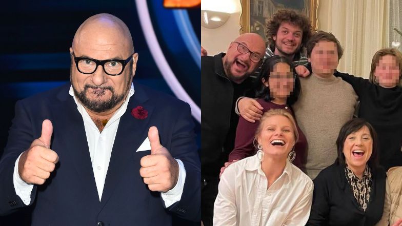 Piotr Gąsowski spędził święta z dziećmi i dwiema byłymi żonami