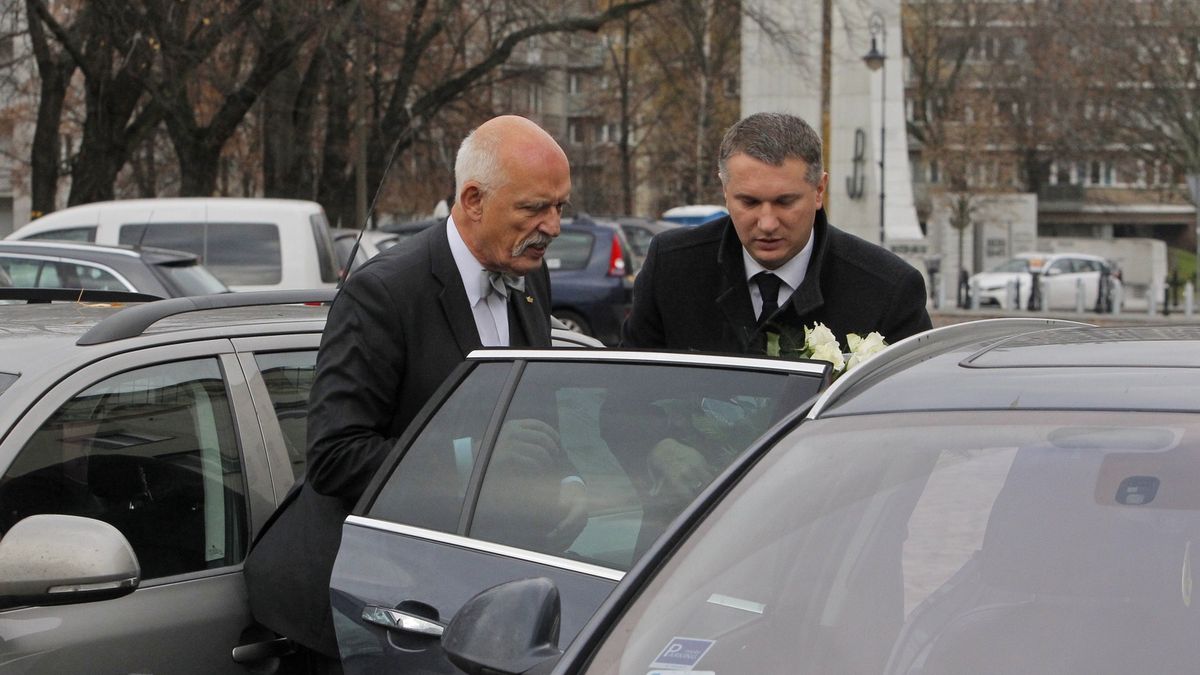 Korwin-Mikke miał wypadek