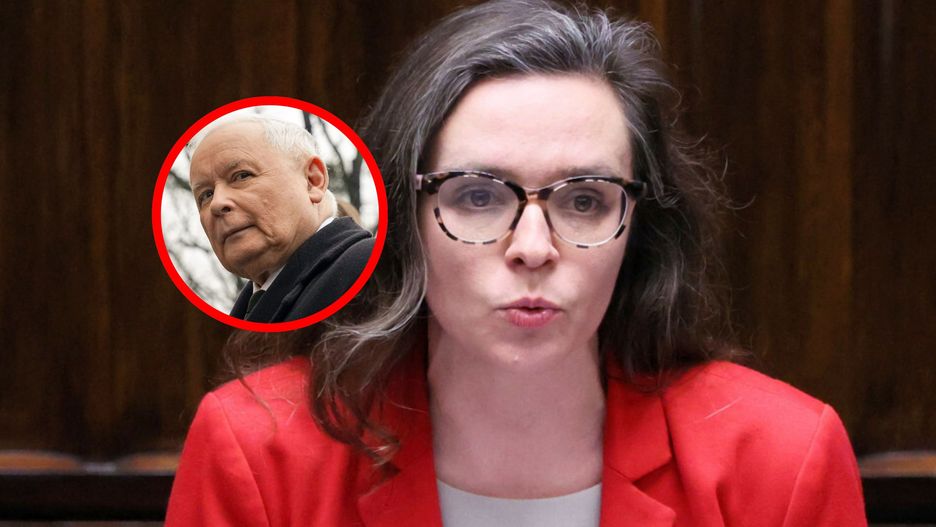 Posłanka KO skomentowała zachowanie Jarosława Kaczyńskiego
