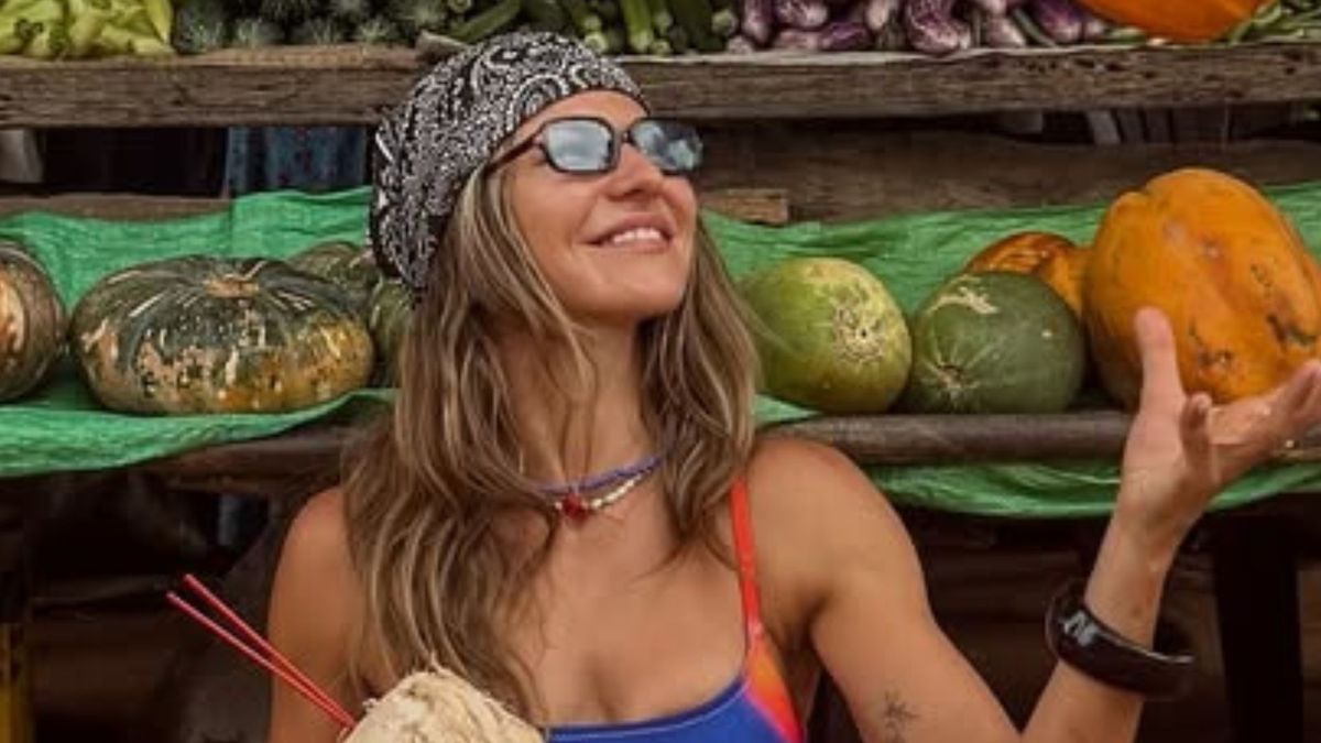 Anna Lewandowska na wakacjach 