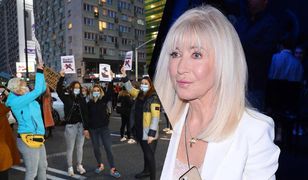 Anna Maria Wesołowska o wulgaryzmach na protestach. "Nie pochwalam, ale rozumiem"