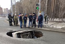 Niecodzienny widok w Rosji. Zdjęcia krążą w sieci