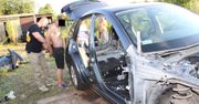 Powiat wołomiński. Policja odzyskała skradzioną mazdę. Trzy osoby zatrzymane