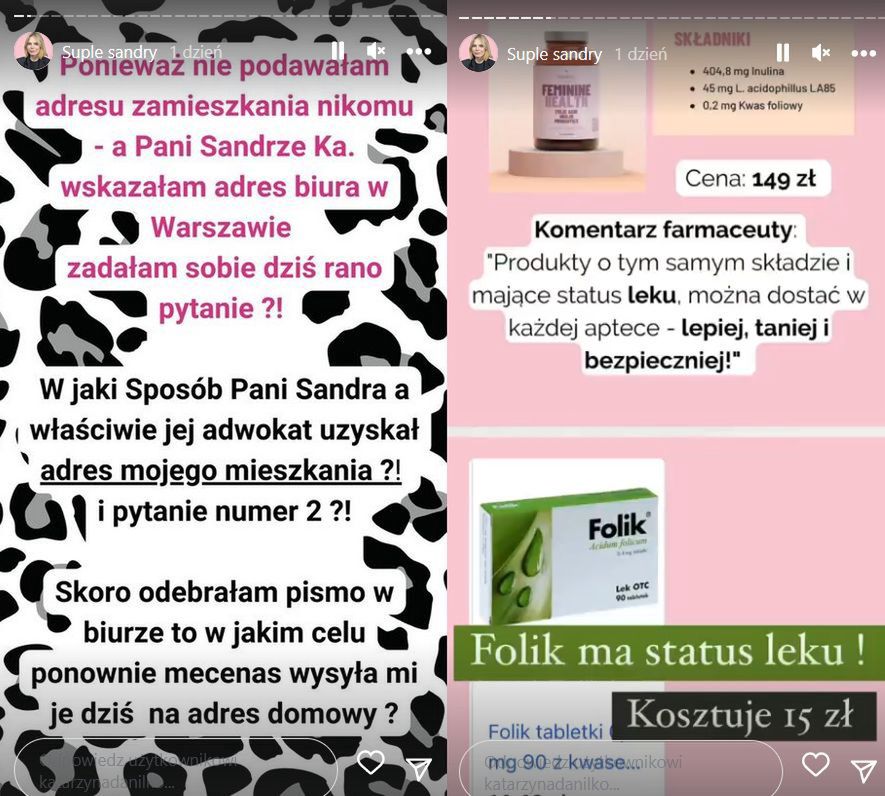Sandra Kubicka vs. Katarzyna Daniłko
