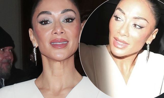 Nicole Scherzinger pokazała się w białej stylizacji. Uwagę przyciągała jej talia