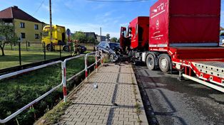 Groźny wypadek pod Gliwicami. 40-latka w szpitalu