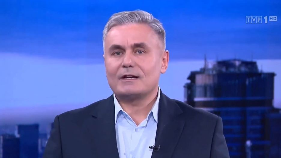 Marek Czyż zapowiadający nowe "Wiadomości" 20.12