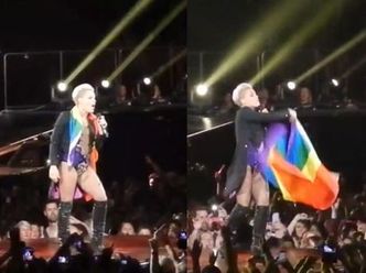 P!nk założyła na koncercie TĘCZOWĄ FLAGĘ!