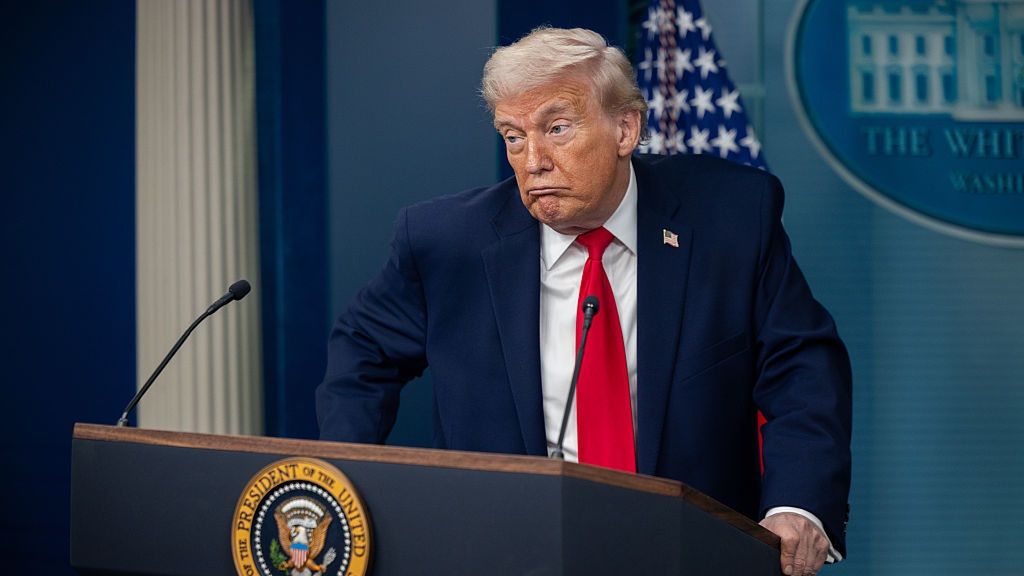 US President Donald Trump held a press conference at the White House
WASHINGTON DC, UNITED STATES - JANUARY 20: United States President Donald Trump speaks at the White House Press Briefing room in Washington DC., United States on January 20, 2026. (Photo by Nathan Posner/Anadolu via Getty Images)
Anadolu
white house briefing, white house press briefing, news conference, donald trump, white house press briefing room, trump at briefing, trump speaking, president donald trump, white house, president trump, briefing, trump white house, trump