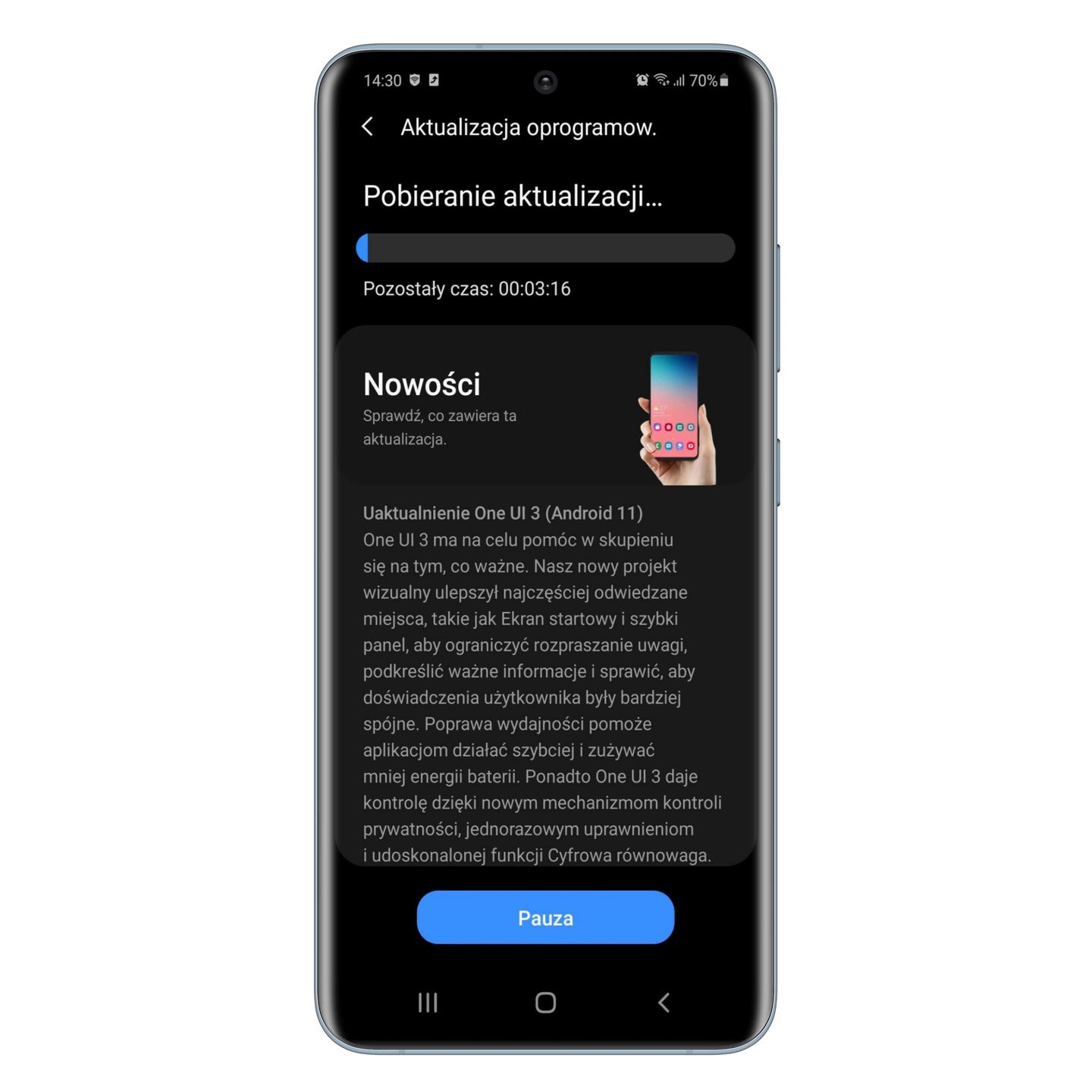 Samsung Galaxy S20 dostaje aktualizację. Android 11 i One UI 3 już w Polsce 2