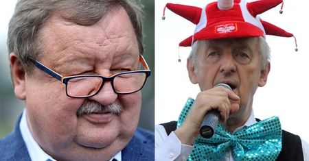 Zdzisław Kręcina i Andrzej Rosiewicz szaleją na uroczystości mundialowej (FOTO)