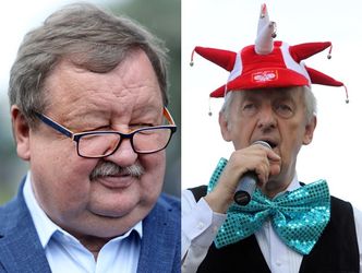 Zdzisław Kręcina i Andrzej Rosiewicz szaleją na uroczystości mundialowej (FOTO)