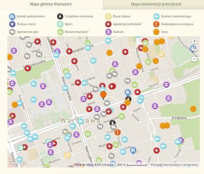 Gdzie mieszkają groźne psy? Gdzie jest monitoring, a gdzie plac zabaw? [MAPA]