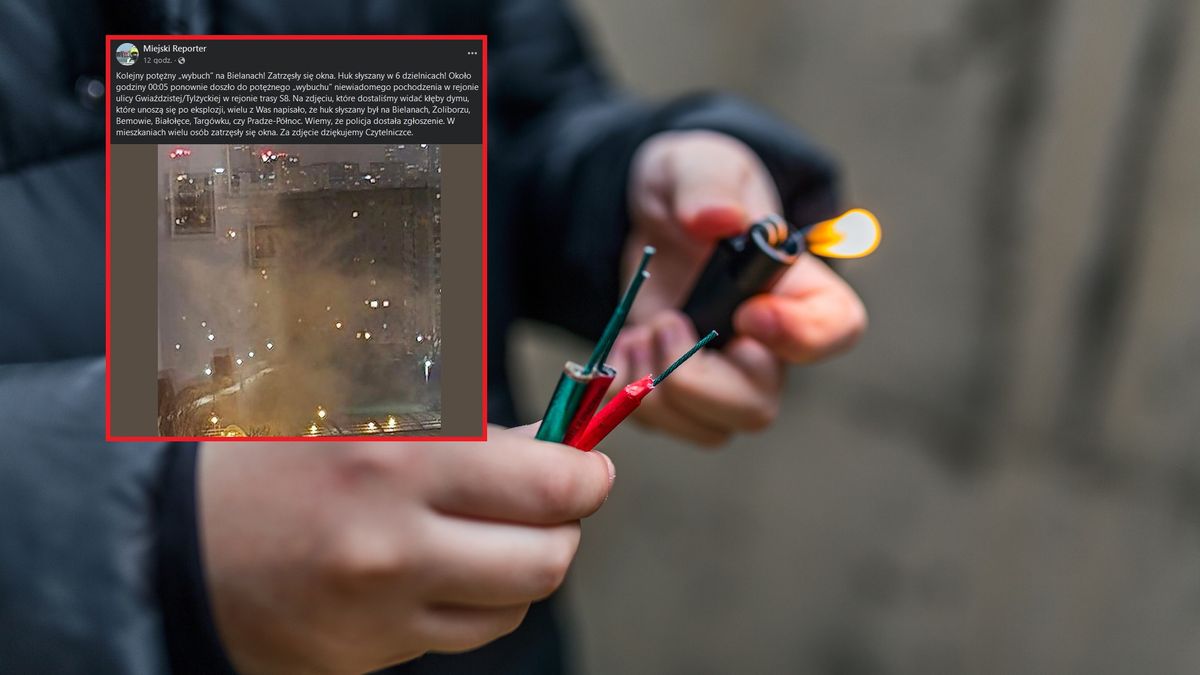 Kolejne wybuchy w Bielanach