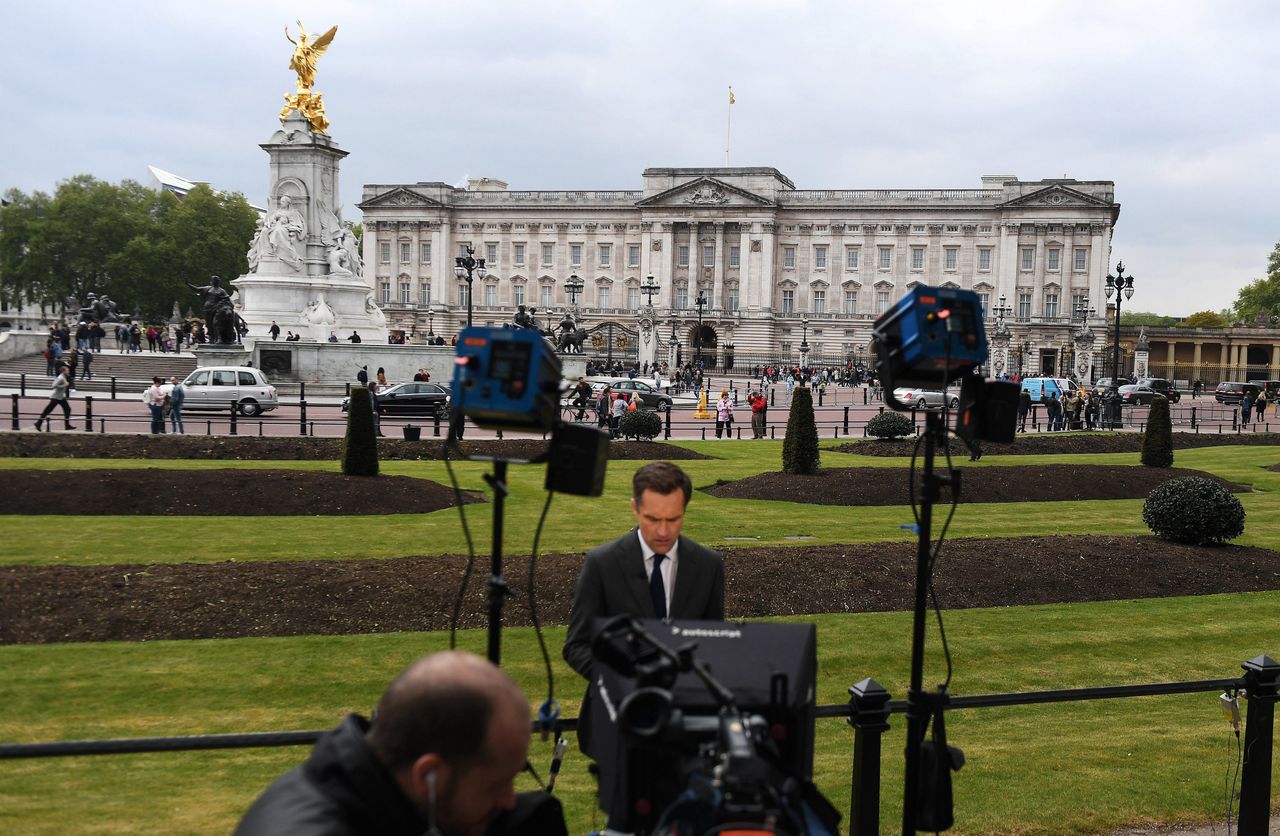 Archival photo. Buckingham Palace