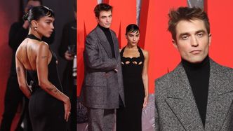 Robert Pattinson i Zoe Kravitz zadają szyku na londyńskim pokazie "Batmana" (ZDJĘCIA)