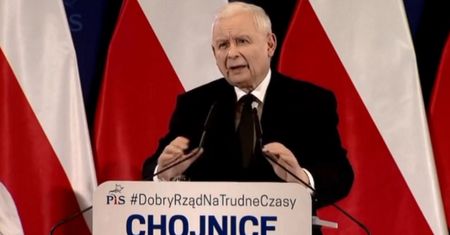 Zadał Jarosławowi Kaczyńskiemu jedno pytanie. Na sali wybuchła awantura