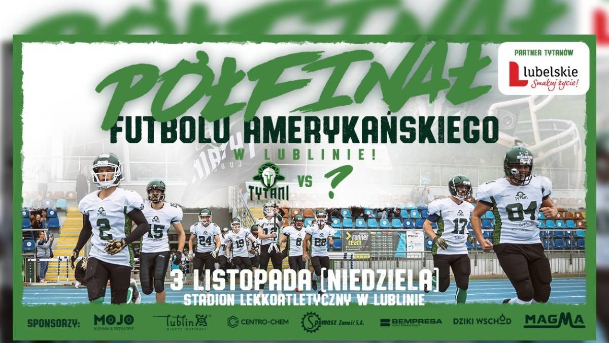 grafika Półfinał futbolu amerykańskiego w Lublinie