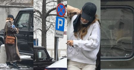 Anna Lewandowska ZNOWU łamie przepisy w wartym milion złotych mercedesie i PARKUJE NA ZAKAZIE (ZDJĘCIA)