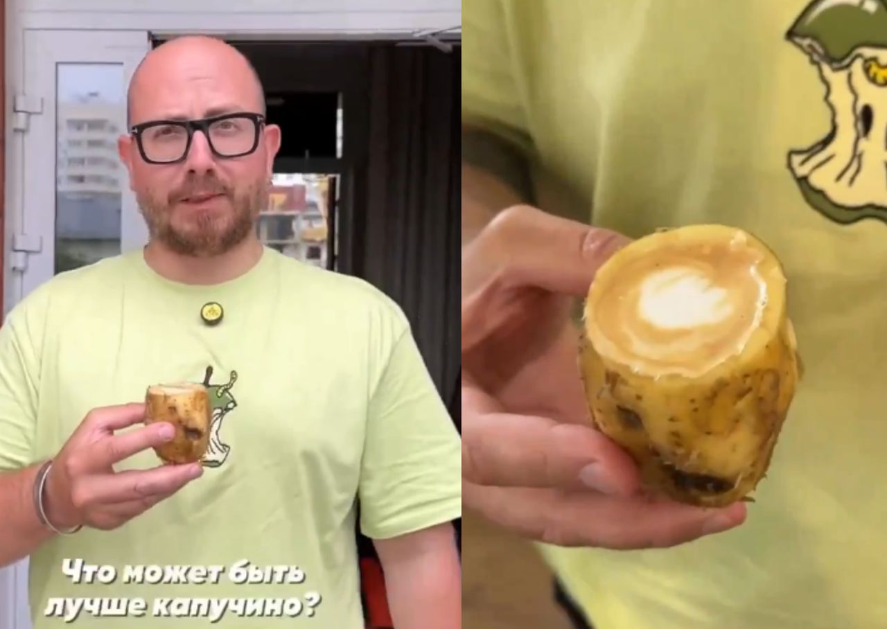 Belarus café serves coffee in potatoes, stirs online buzz