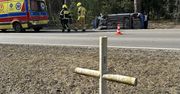 Borowiec: Wypadek na drodze wojewódzkiej. 67‑latek w szpitalu