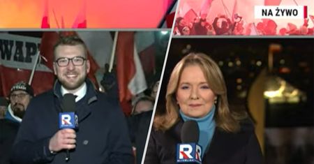 "Czy się słyszymy?". Niezręcznie na wizji TV Republika