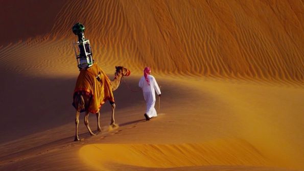 Google wynajęło wielbłąda do zdjęć Street View na pustyni 1