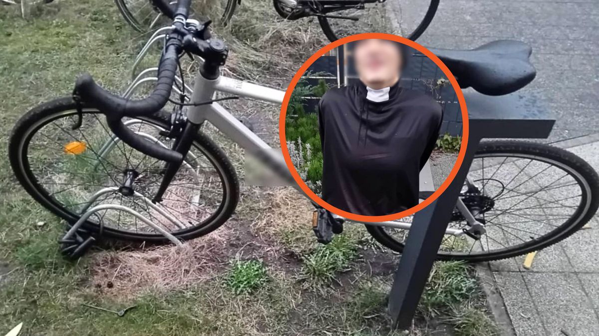 Złodziej przebrał się za księdza i ukradł wózek rowerowy
