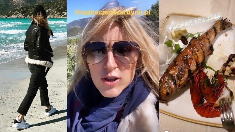 Karolina Szostak ZAJADA SIĘ rybami, relacjonując wakacje na Sardynii (ZDJĘCIA)