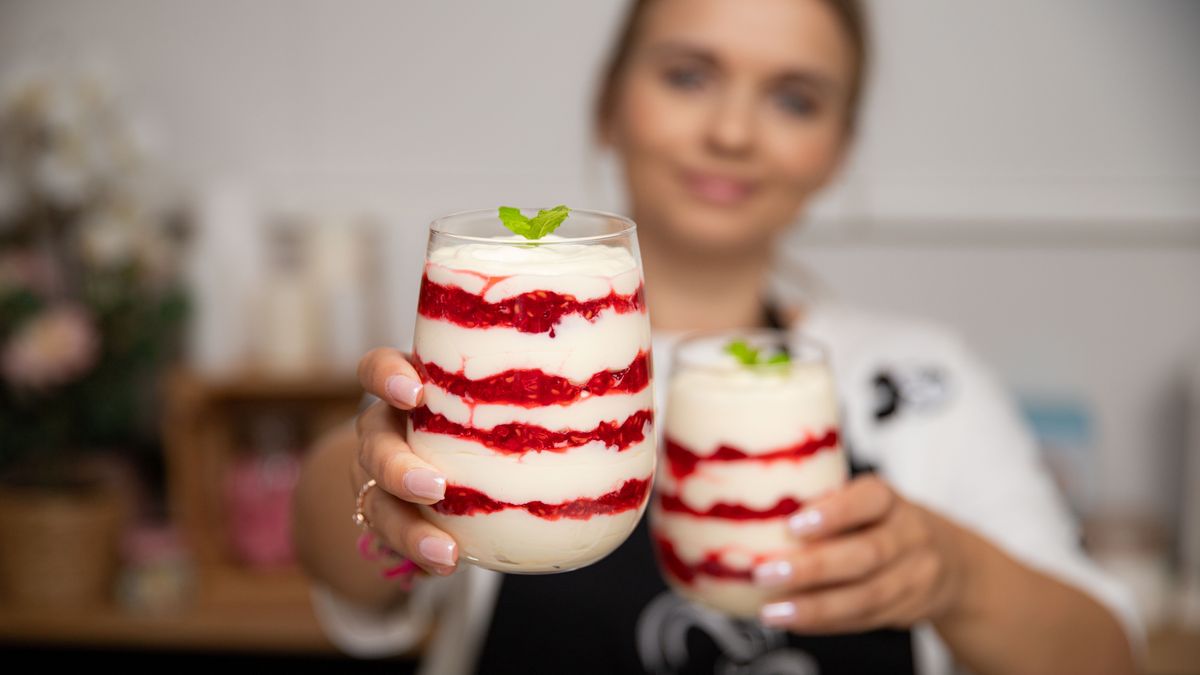 Malinowo-cytrynowe deserki