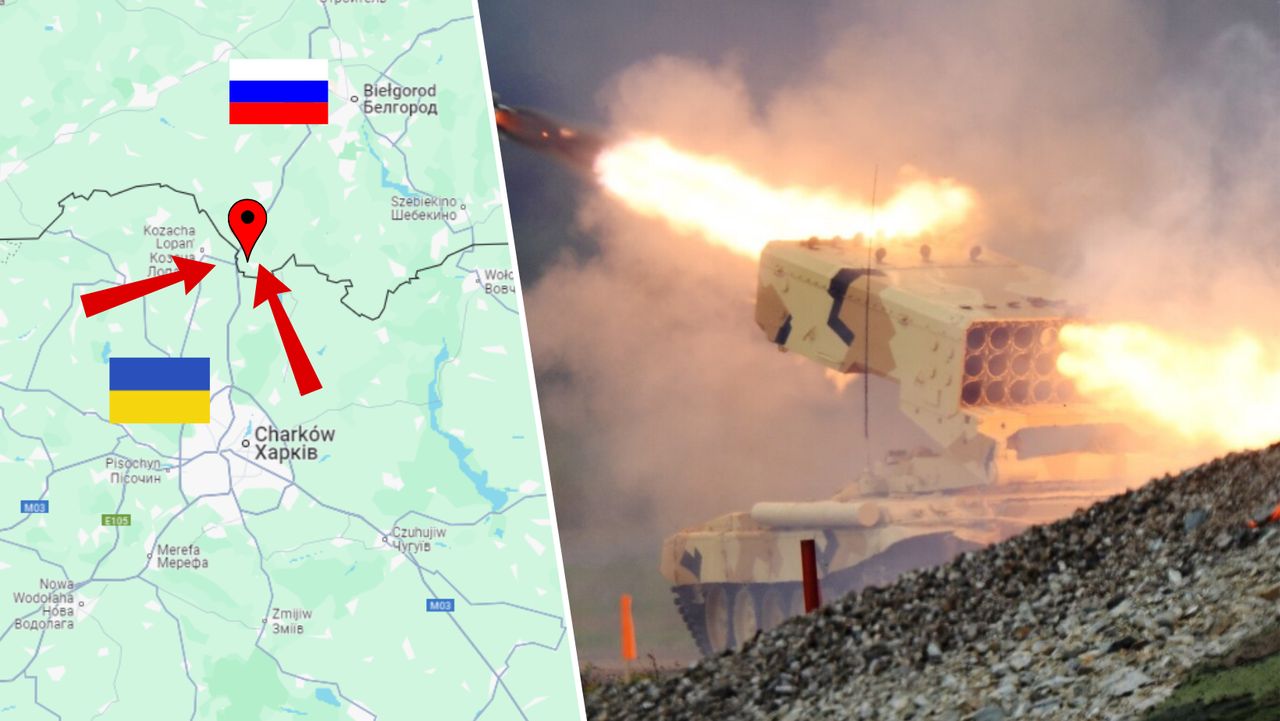 Ukrainian forces clash with Russian troops at the Belgorod border