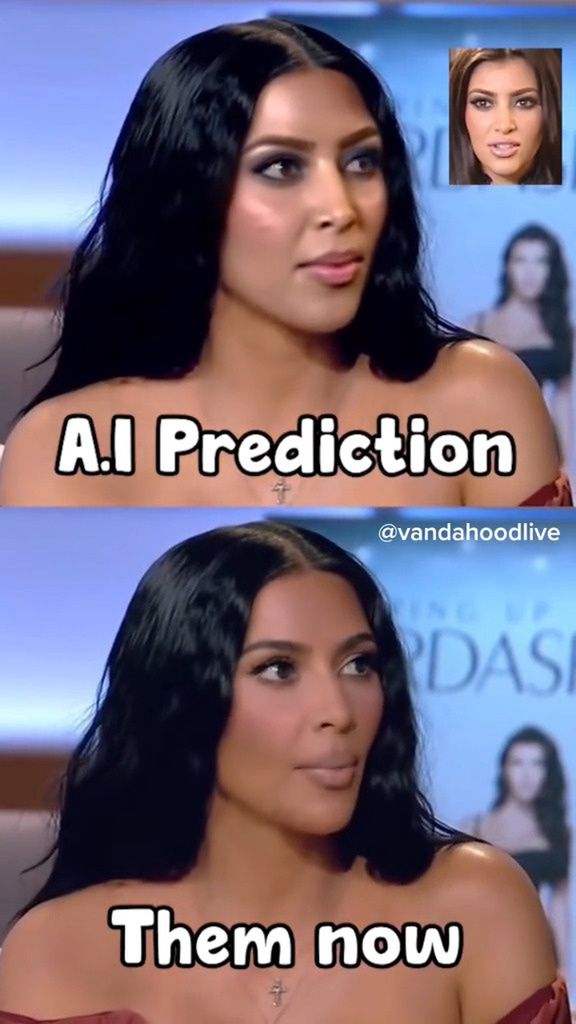 Zdjęcie Kim Kardashian wygenerowane przez AI