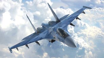 Rosyjski "Super Flanker" polował na ukraińskie drony. Trafił coś innego