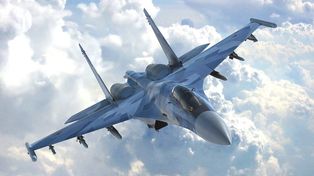 Rosyjski "Super Flanker" polował na ukraińskie drony. Trafił coś innego