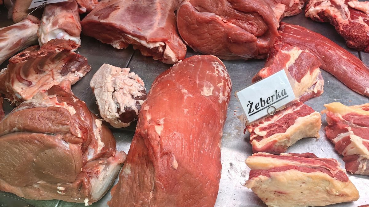 Skontrolowlai partie mięsa 