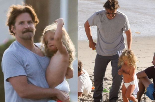 Troskliwy Bradley Cooper wzorowo zajmuje się córeczką po rozstaniu z Iriną Shayk