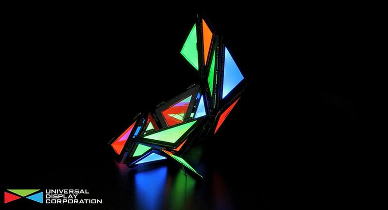 Origami z paneli oświetleniowych OLED
