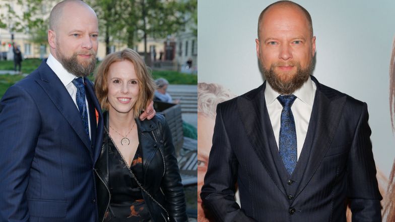 Odmieniony Maciej Stuhr bryluje na premierze filmu Z MAŁŻONKĄ U BOKU. Poznajecie? (ZDJĘCIA)