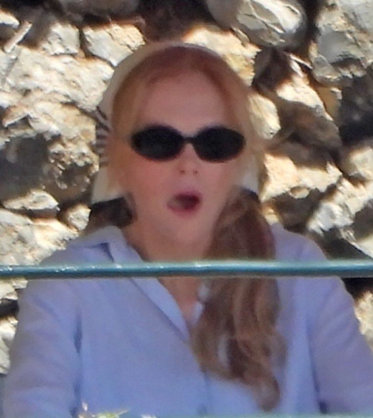 Naturalna Nicole Kidman byczy się na urlopie we Włoszech