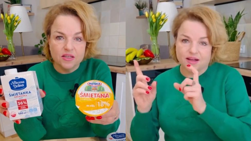 Katarzyna Bosacka o różnicy śmietanki i śmietany