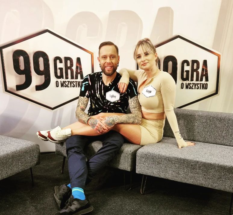 Big Boy z partnerką na starym zdjęciu