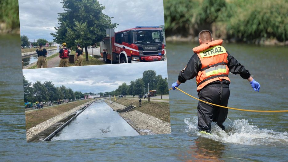 3-latek wpadł do rzeki. Porwał go nurt