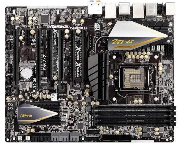 ASRock Z77 WS płyta gł&oacute;wna zdjęcie